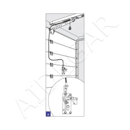 Kit de déverrouillage extérieur pour porte sectionnelle Kit de déverrouillage extérieur pour porte sectionnelle