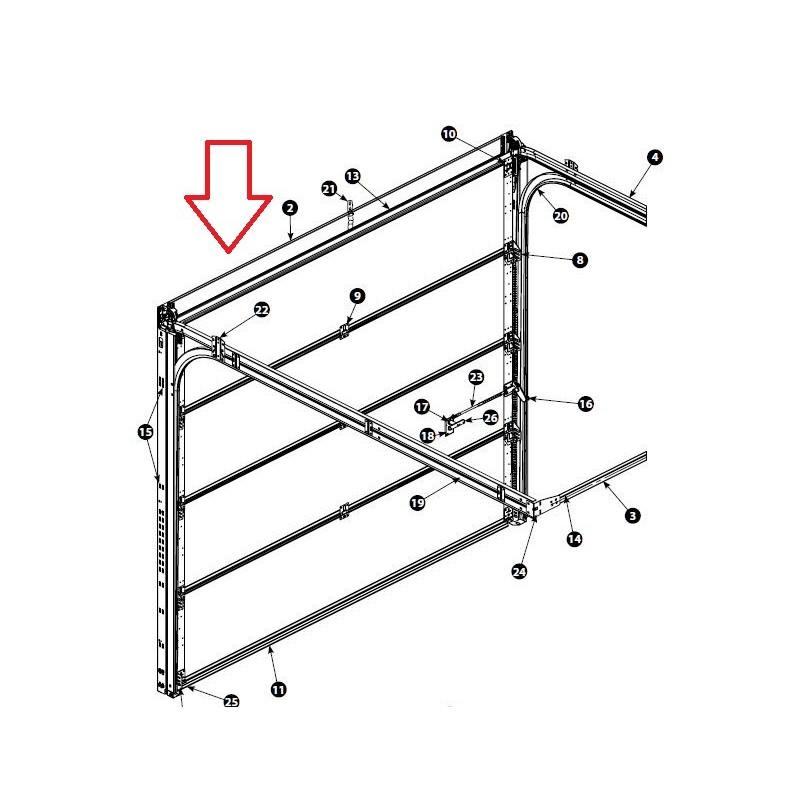 KIT TRAVERSE HAUTE AVEC JOINTS