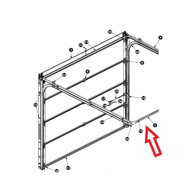 KIT TRAVERSE ARRIERE