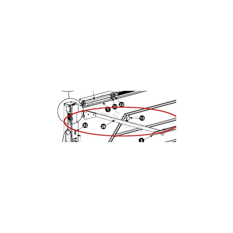 Rails horizontaux