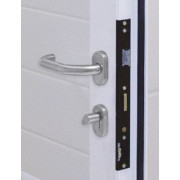 ENSEMBLE POIGNEE PORTILLON ROSACE INOX
