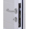 ENSEMBLE POIGNEE PORTILLON ROSACE INOX