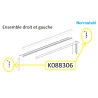 KIT SUPPORTS ROULETTES HAUTES K088306 KIT SUPPORTS ROULETTES HAUTES K088306