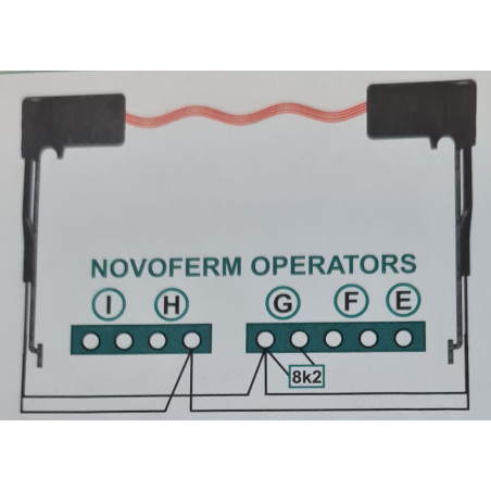 Kit barrage cellule de sécurité speciale porte sectionnelle motorisée NFF14882 Kit barrage cellule de sécurité speciale porte sectionnelle motorisée NFF14882