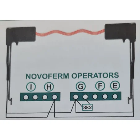 Kit barrage cellule de sécurité speciale porte sectionnelle motorisée NFF14882 Kit barrage cellule de sécurité speciale porte sectionnelle motorisée NFF14882