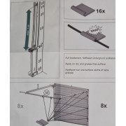 Kit barrage cellule de sécurité speciale porte sectionnelle motorisée NFF14882
