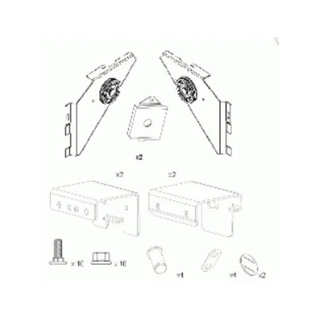 Kit ressorts de tension de linteau bas (TEL) Normstahl Kit ressorts de tension de linteau bas (TEL) Normstahl