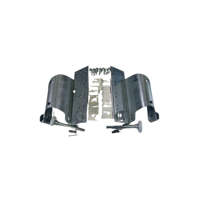 Kit supports bas gauche et droite, avec roulettes, pour DST09