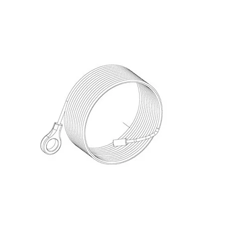Paire de câbles en acier 6300 mm Normstahl K080481 Paire de câbles en acier 6300 mm Normstahl K080481