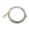 Câble acier 4 mm avec cosse coeur et manchon serti Câble acier 4 mm avec cosse coeur et manchon serti