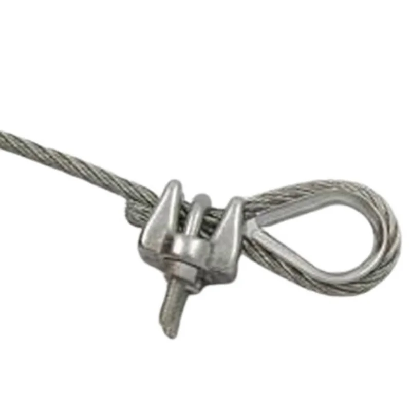Serre cable à étrier pour cable diam 4 mm et 5 mm Serre cable à étrier pour cable diam 4 mm et 5 mm