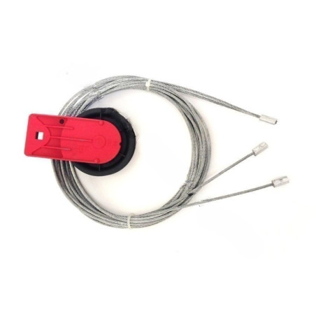 -18A- 2 Cables avec poulie longueur 3600 mm -18A- 2 Cables avec poulie longueur 3600 mm