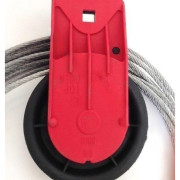 -18A- 2 Cables avec poulie longueur 3775 mm