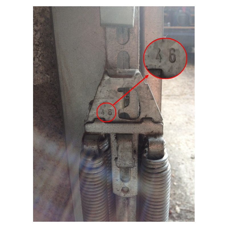 Ressorts Traction N°46 garage Novoferm 80026026