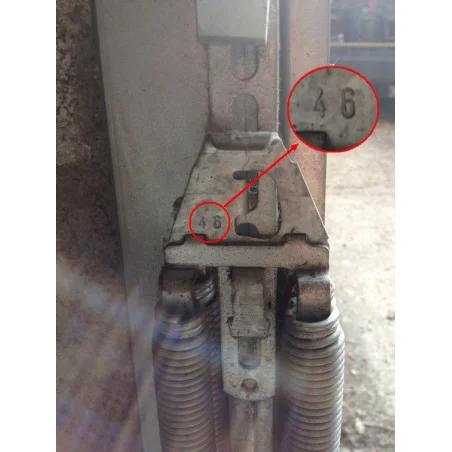 Ressorts Traction N°46 garage Novoferm 80026026 Ressorts Traction N°46 garage Novoferm 80026026