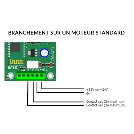 Module de commande bluetooth pour porte de garage NFF15084 Module de commande bluetooth pour porte de garage NFF15084