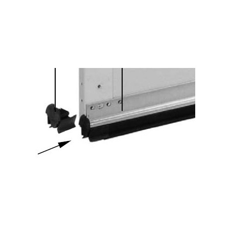 bouchons joint bas pour porte de garage novoferm NFF42013 bouchons joint bas pour porte de garage novoferm NFF42013