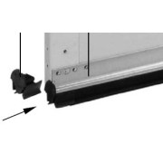 bouchons joint bas pour porte de garage novoferm NFF42013