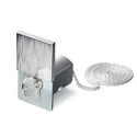 Système de déverrouillage extérieur en kit pour porte de garage sectionnelle sans serrure ni poignée