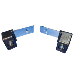 2 Barrettes De Sécurité Double Ressort ø 1.80 Mm - Fabriqué En Suisse, Longueur 20 Mm