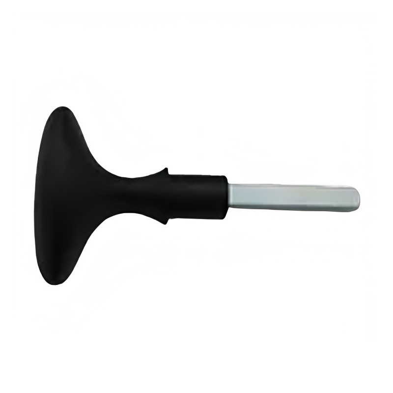 Poignée noire section serrure Euro A331400