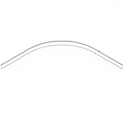 Courbe de rail haute 90° SSD Normstahl A372560