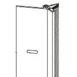Barre de maintien verticale Top-Plus Normstahl N001648
