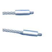 Cable double pour porte sectionnelle
