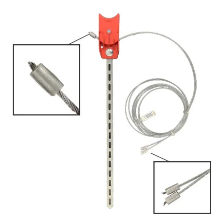 ENSEMBLE POULIE CABLE pour hauteur de porte de 2125 mm ENSEMBLE POULIE CABLE pour hauteur de porte de 2125 mm