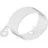 Cable torsion (paire) L de 3850 mm K080480 Cable torsion (paire) L de 3850 mm K080480
