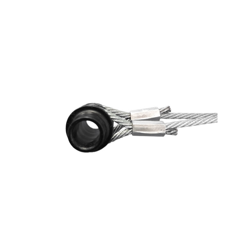 Câble Double Hormann Ferrure Z longueur 2365mm pour porte de hauteur 1875mm