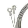 Paire de câbles en acier 6300 mm Normstahl K080481 Paire de câbles en acier 6300 mm Normstahl K080481