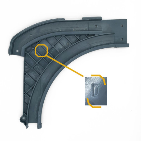 Cintre Courbe Droit De Rail Novoferm NFF42025 Cintre Courbe Droit De Rail Novoferm NFF42025