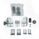 Kit Supports Roulettes + Charnières intermédiaires Iso 45 Novoferm