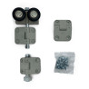 Kit Charnières / Galets Iso45 latérale Novoferm NFF41520 Kit Charnières / Galets Iso45 latérale Novoferm NFF41520