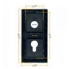 Serrure DL06 pour porte de garage basculante Novoferm 80480100 Serrure DL06 pour porte de garage basculante Novoferm 80480100
