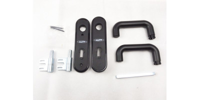 Garniture PVC noire pour porte ZK