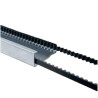 Vue du rail d'une motorisation Magic 600 Normstahl K140518r31 avec rails 2375mm Vue du rail d'une motorisation Magic 600 Normstahl K140518r31 avec rails 2375mm