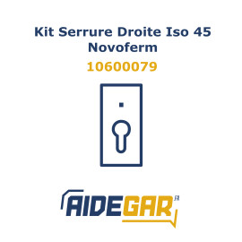 Kit Serrure Droite  Iso 45 10600079