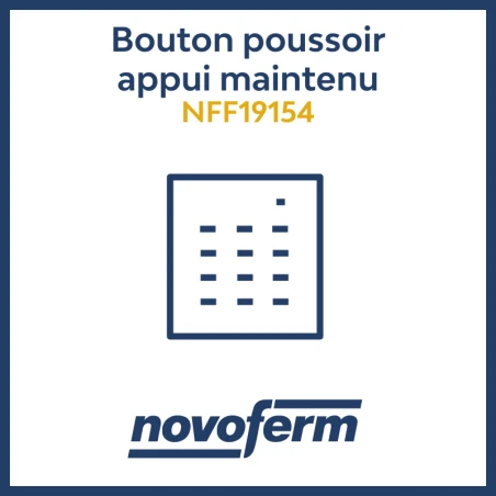 Bouton poussoir_garage_Novoferm_NFF19154