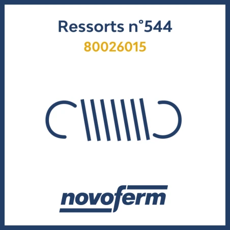 Ressorts traction n° 544 garage Novoferm 80026015 Ressorts traction n° 544 garage Novoferm 80026015