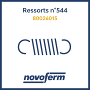 Ressorts traction n° 544 garage Novoferm 80026015