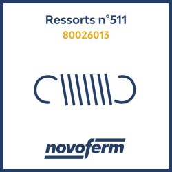 Ressorts traction n° 511 garage Novoferm 80026013