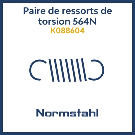 Paire de ressorts de torsion 564N_garage_Normstahl_k088604 Paire de ressorts de torsion 564N_garage_Normstahl_k088604