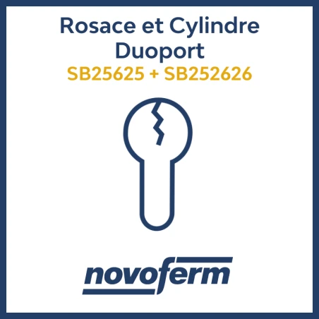cylindre portes battantes duoport novoferm sb25625
