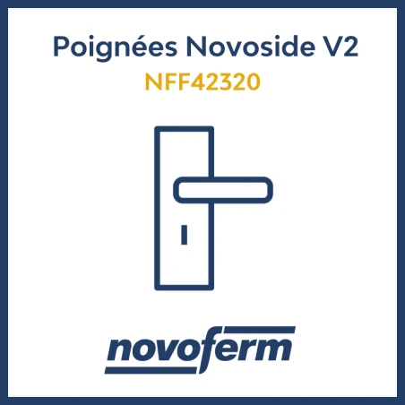 poignées porte garage novoside v2 novoferm nff42320