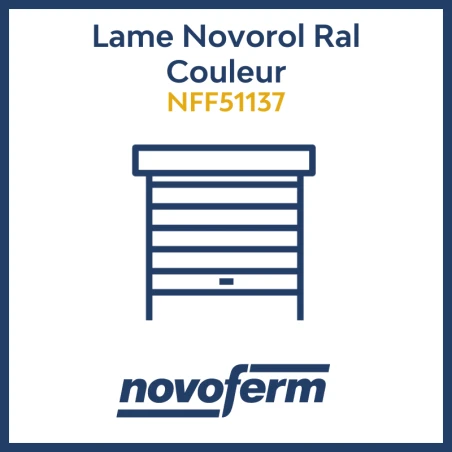 Lame novorol Ral couleur_garage_Novoferm_NFF51137 Lame novorol Ral couleur_garage_Novoferm_NFF51137