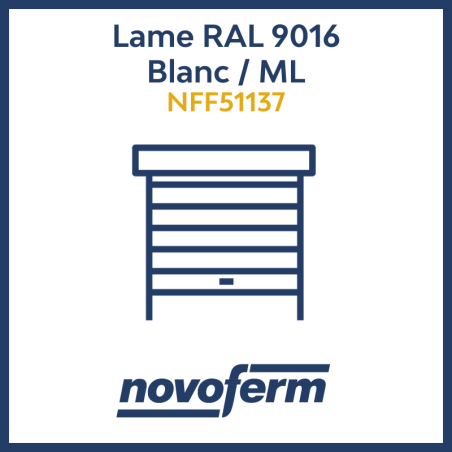 Lame RAL 9016 Blanc / ML_garage_Novoferm_NFF51137 Lame RAL 9016 Blanc / ML_garage_Novoferm_NFF51137