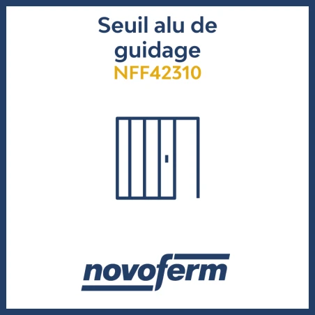Seuil alu de guidage_latérales_Novoferm_NFF42310 Seuil alu de guidage_latérales_Novoferm_NFF42310