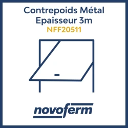 contrepoids métal parking novoferm